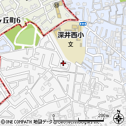 大阪府堺市中区深井中町979-12周辺の地図