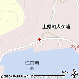 長崎県対馬市上県町犬ケ浦329周辺の地図