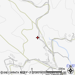 奈良県桜井市白河周辺の地図