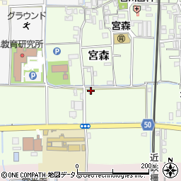 奈良県磯城郡田原本町宮森153-1周辺の地図