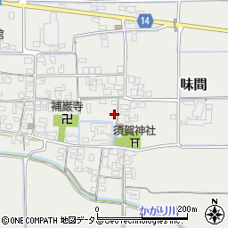奈良県磯城郡田原本町味間813周辺の地図