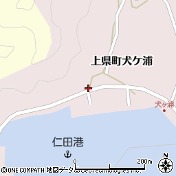長崎県対馬市上県町犬ケ浦172周辺の地図