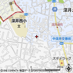 大阪府堺市中区深井北町962-31周辺の地図