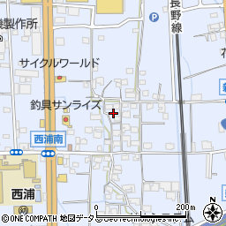 大阪府羽曳野市西浦1375-2周辺の地図