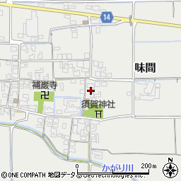 奈良県磯城郡田原本町味間815周辺の地図