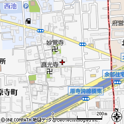 大阪府堺市東区日置荘原寺町507-1周辺の地図