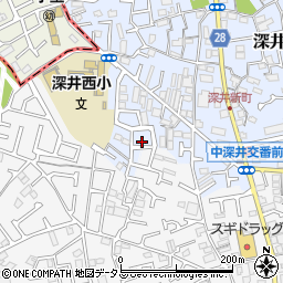 大阪府堺市中区深井北町962-33周辺の地図