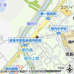 田中お好み焼店周辺の地図