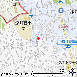 大阪府堺市中区深井北町962-34周辺の地図