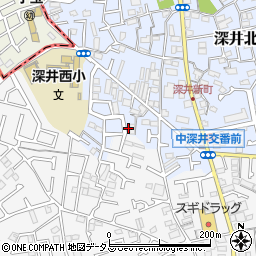 大阪府堺市中区深井北町962-9周辺の地図