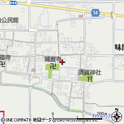 奈良県磯城郡田原本町味間808-6周辺の地図