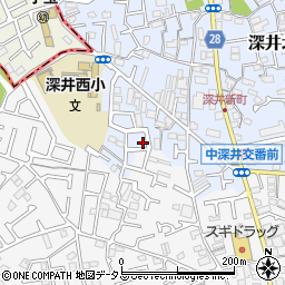 大阪府堺市中区深井北町962-30周辺の地図