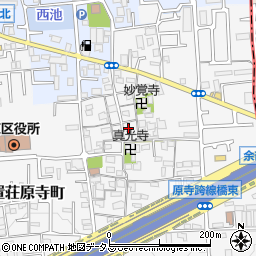 大阪府堺市東区日置荘原寺町501周辺の地図