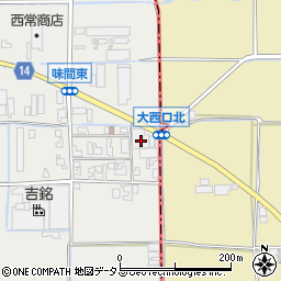 奈良県磯城郡田原本町味間329-1周辺の地図