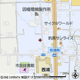 大阪府羽曳野市西浦1106周辺の地図