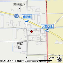 奈良県磯城郡田原本町味間345-2周辺の地図