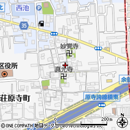 大阪府堺市東区日置荘原寺町500周辺の地図