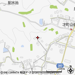 広島県福山市芦田町福田374-1周辺の地図
