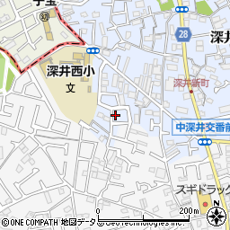 大阪府堺市中区深井北町962-14周辺の地図