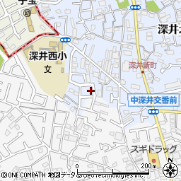 大阪府堺市中区深井北町962-18周辺の地図