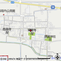奈良県磯城郡田原本町味間841周辺の地図