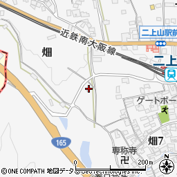 奈良県香芝市畑232周辺の地図