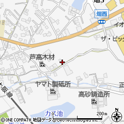 奈良県香芝市畑2丁目771周辺の地図