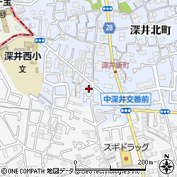 大阪府堺市中区深井北町952-1周辺の地図