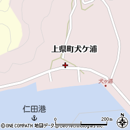 長崎県対馬市上県町犬ケ浦201-15周辺の地図