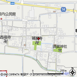 奈良県磯城郡田原本町味間840周辺の地図