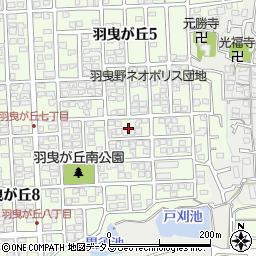 大阪府羽曳野市羽曳が丘7丁目9周辺の地図