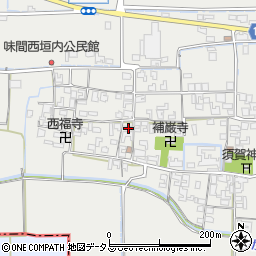 奈良県磯城郡田原本町味間892-1周辺の地図