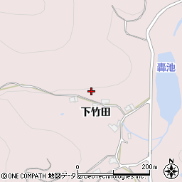 広島県福山市神辺町下竹田1681周辺の地図