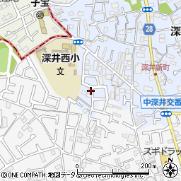 大阪府堺市中区深井北町962-7周辺の地図