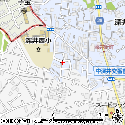 大阪府堺市中区深井北町962-13周辺の地図