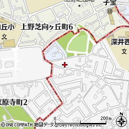 大阪府堺市中区深井中町872-7周辺の地図