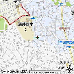 大阪府堺市中区深井北町962-38周辺の地図