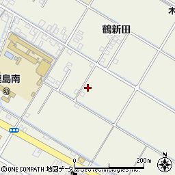 岡山県倉敷市連島町鶴新田1549-8周辺の地図