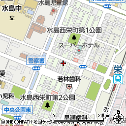 岡山県倉敷市水島西栄町周辺の地図