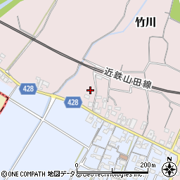 三重県多気郡明和町竹川659-2周辺の地図