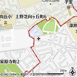大阪府堺市中区深井中町872-27周辺の地図