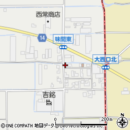 奈良県磯城郡田原本町味間352周辺の地図