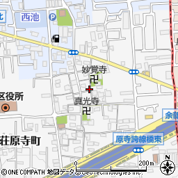 大阪府堺市東区日置荘原寺町495周辺の地図