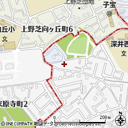 大阪府堺市中区深井中町872-18周辺の地図