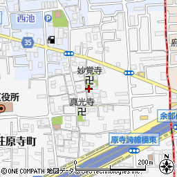 大阪府堺市東区日置荘原寺町499周辺の地図