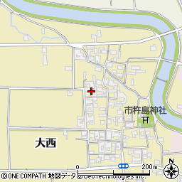 奈良県桜井市大西772周辺の地図