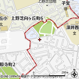 大阪府堺市中区深井中町872-1周辺の地図
