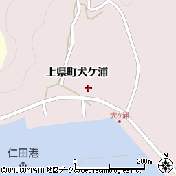 長崎県対馬市上県町犬ケ浦162周辺の地図
