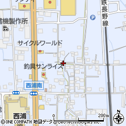 大阪府羽曳野市西浦1367周辺の地図