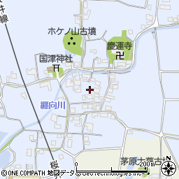 奈良県桜井市箸中周辺の地図